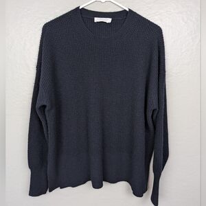 Everlane Cashmere Navy Crewneck Sweater M